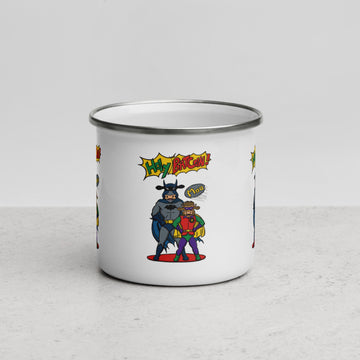 Holy Batcow | Enamel Mug