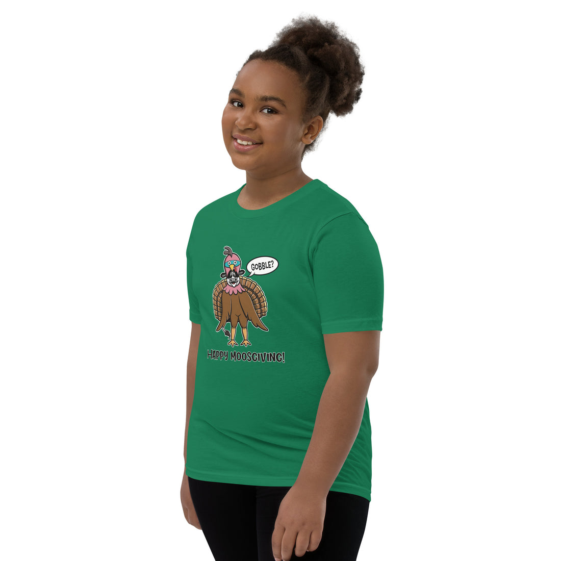 Happy Moosgiving! - Youth Short Sleeve T-Shirt
