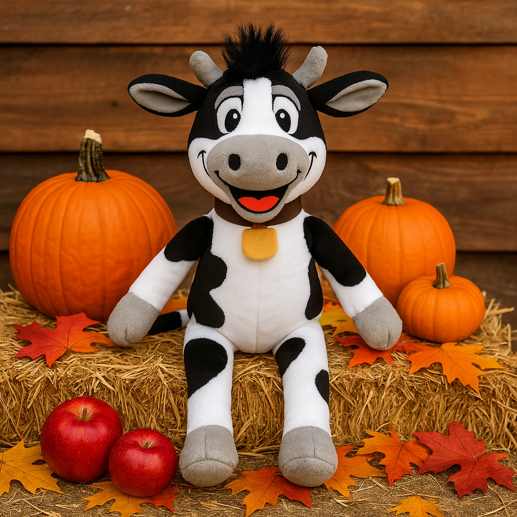 Beaker the Cow Plushie
