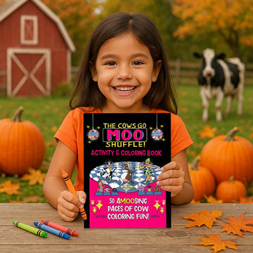 The Cows Go Moo Shuffle Activity & Coloring Book
