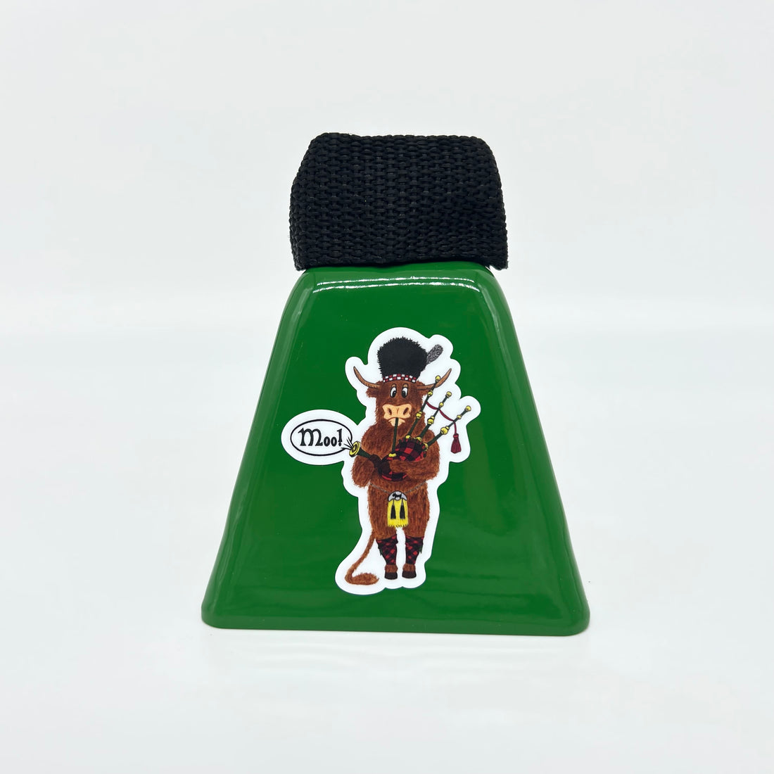 Cowbell with Character Sticker