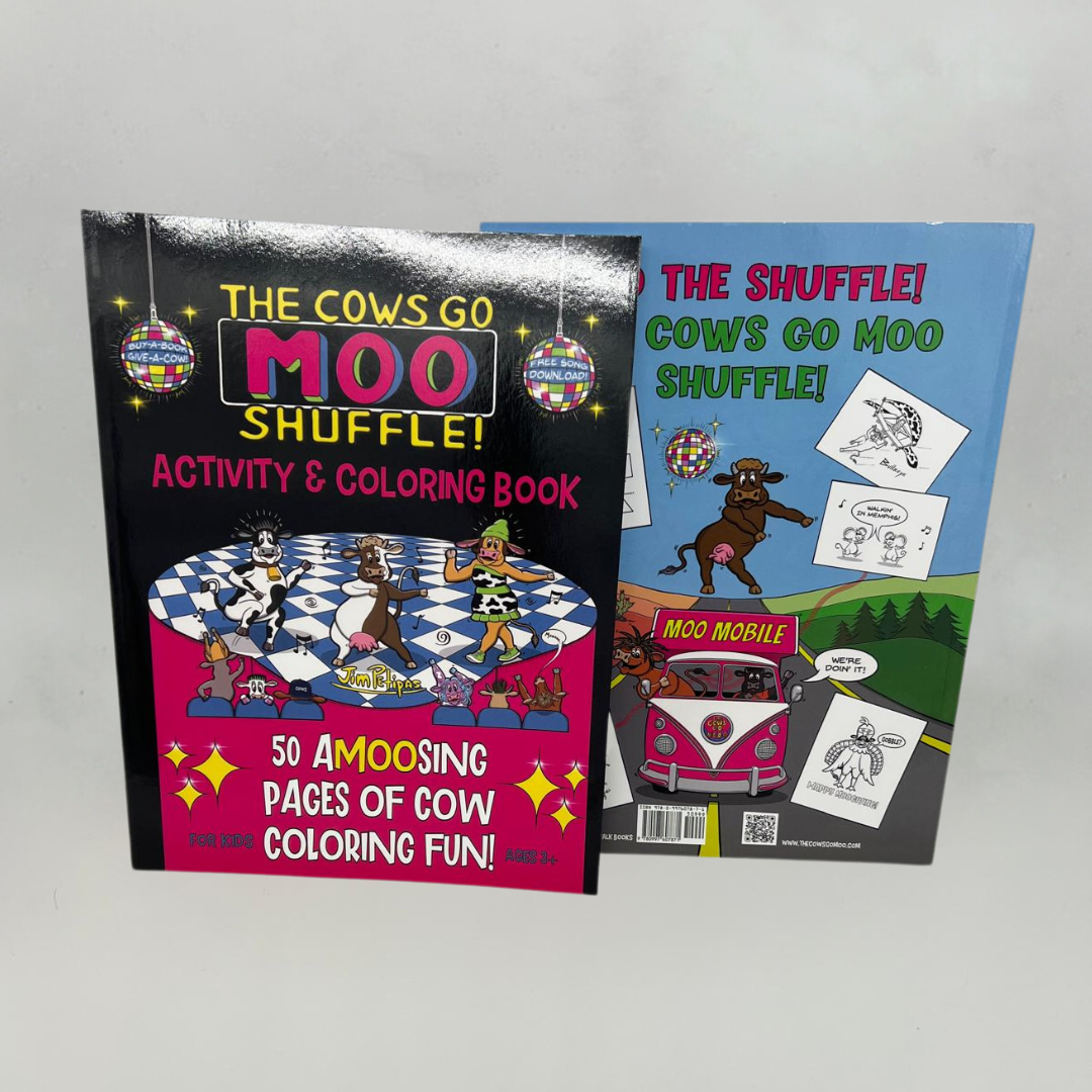 The Cows Go Moo Shuffle Activity & Coloring Book