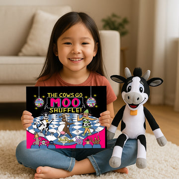 The Cows Go Moo Shuffle! Picture Book & Song
