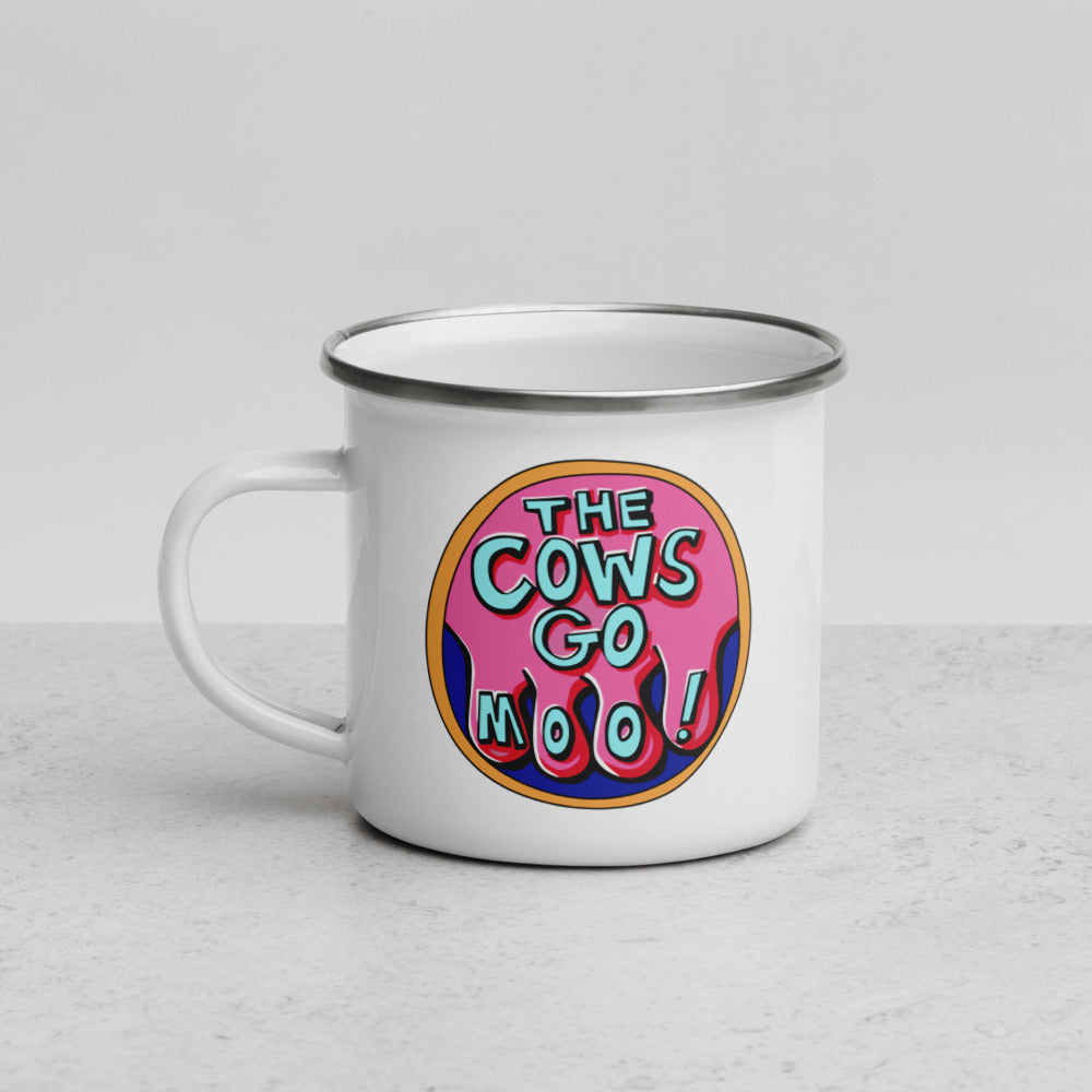 The Cows Go Moo! | Enamel Mug