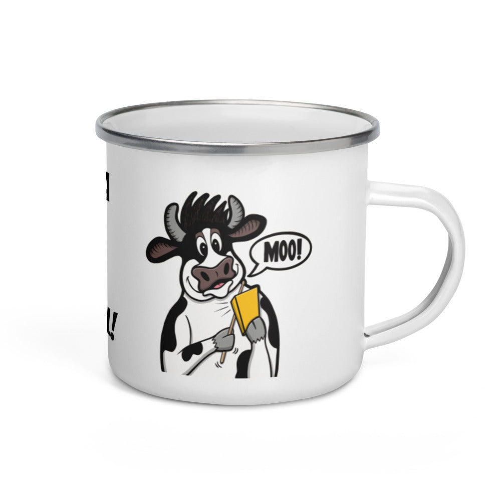 More Cowbell - Enamel Mug
