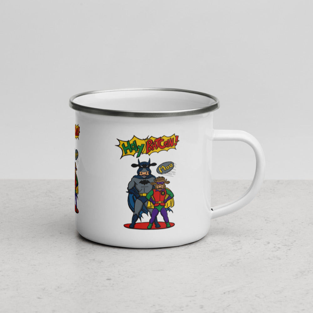 Holy Batcow | Enamel Mug