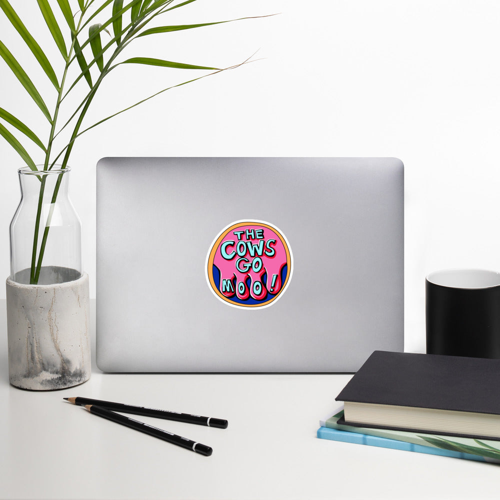 The Cows Go Moo! Logo | Stickers