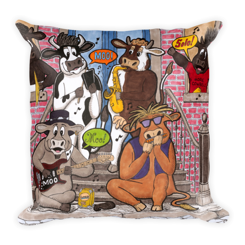 Moosical Toot Pillow
