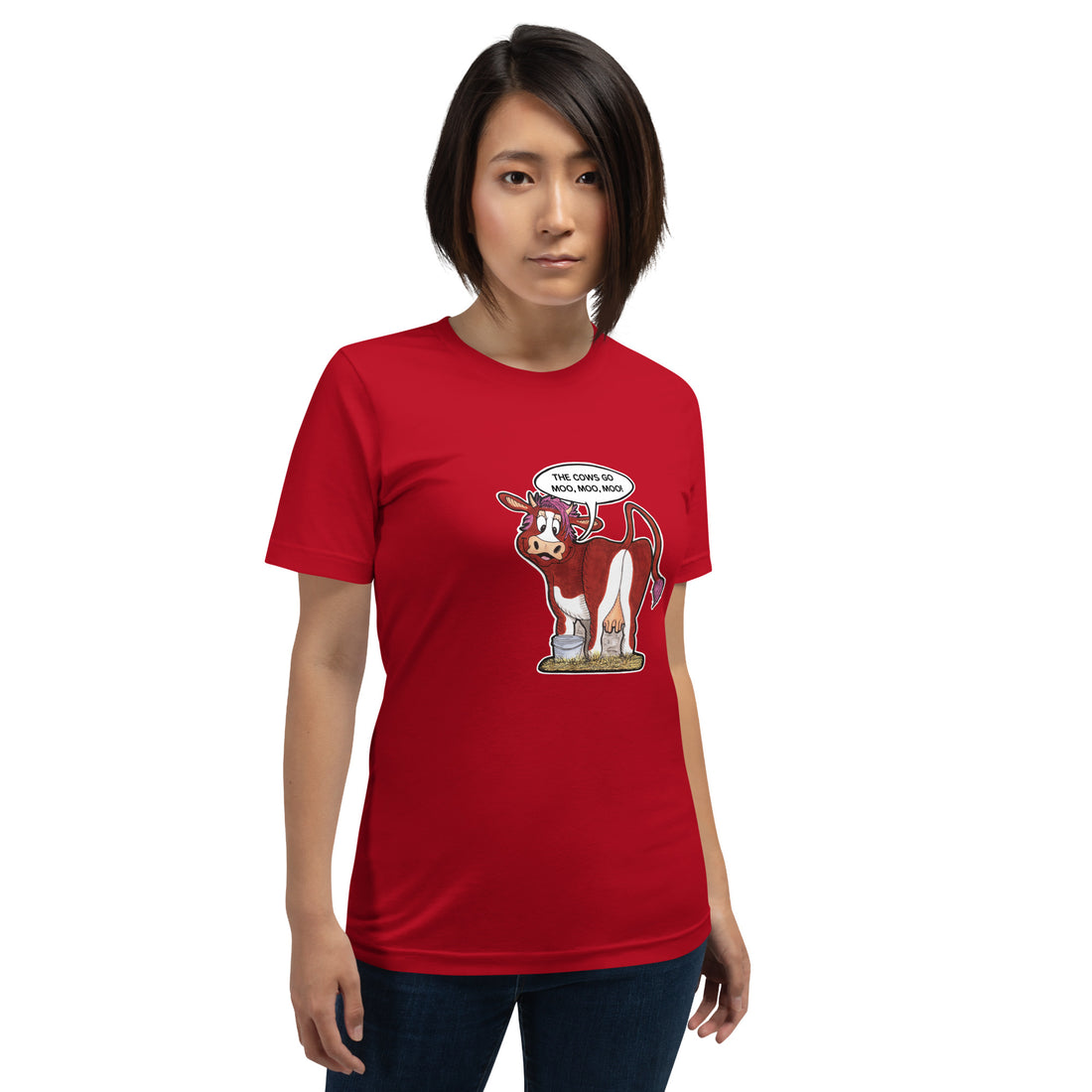 Out the Back Comes the Milk! | T-Shirt