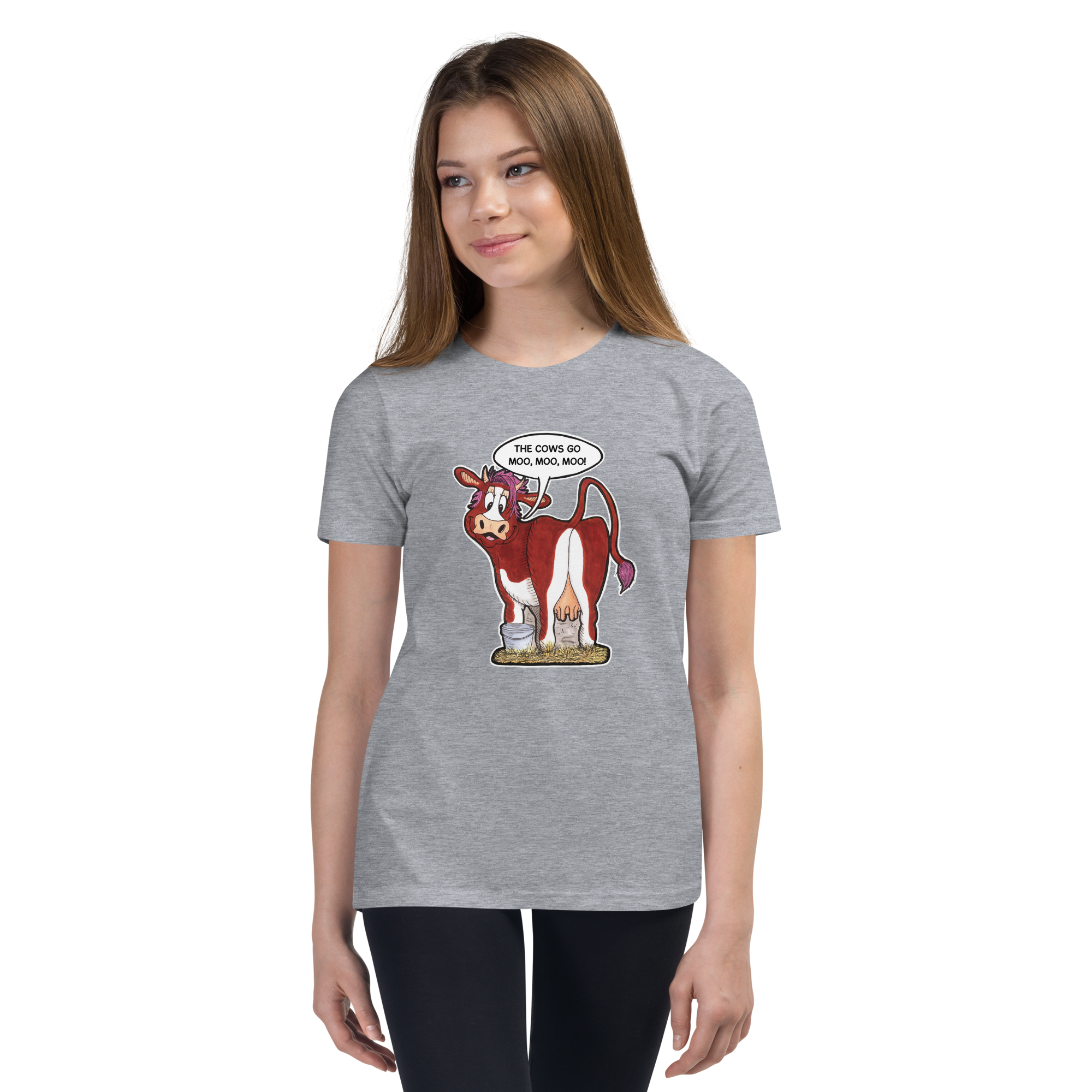 Out the Back Comes the Milk! | Youth T-Shirt