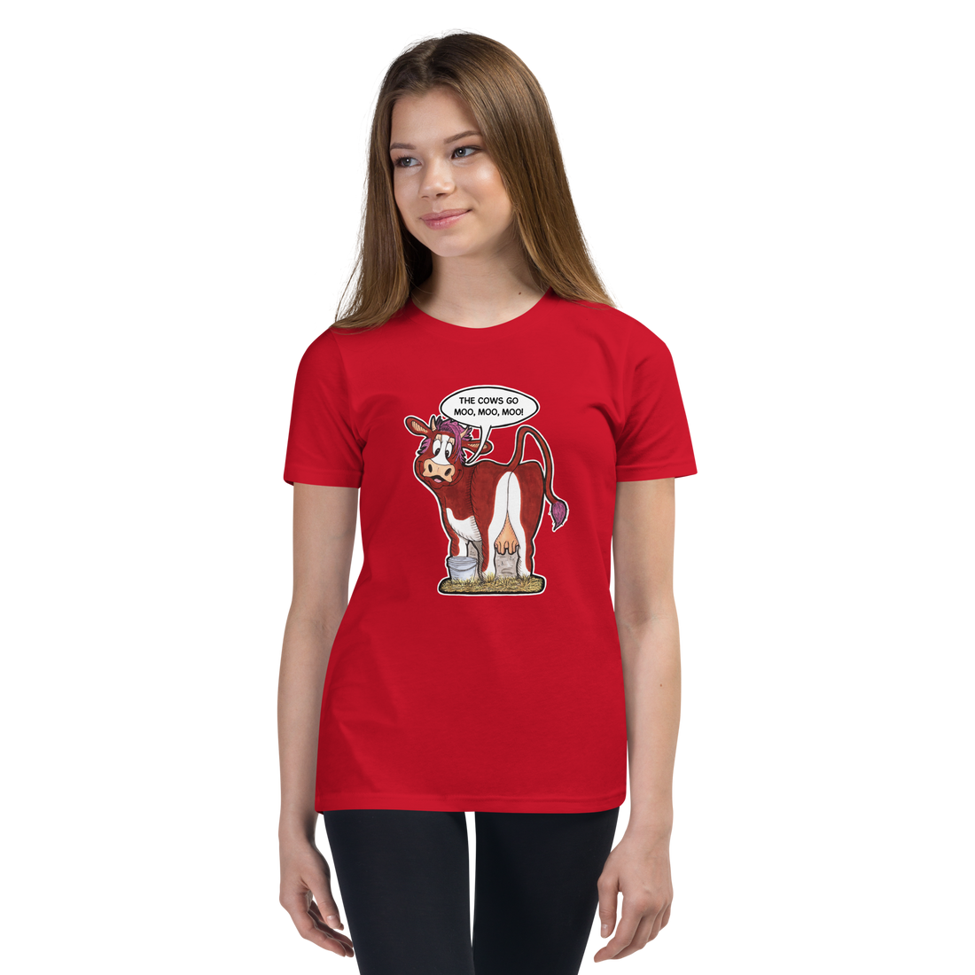 Out the Back Comes the Milk! | Youth T-Shirt